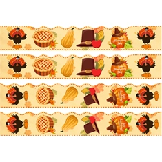 Thanksgiving Classroom Bulletin Board Border